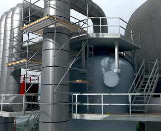 Industrial exterior